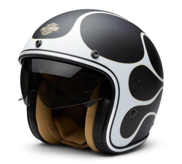 3/4 motorcycle helmets uk Harley-Davidson X14 Sun Shield Helmet - Flames finger release lever make Size:L (60-61) The North Face - game day