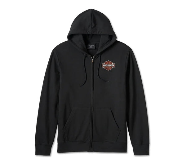 Men's Bar & Shield Zip-Up Hoodie – Maidstone Harley-Davidson