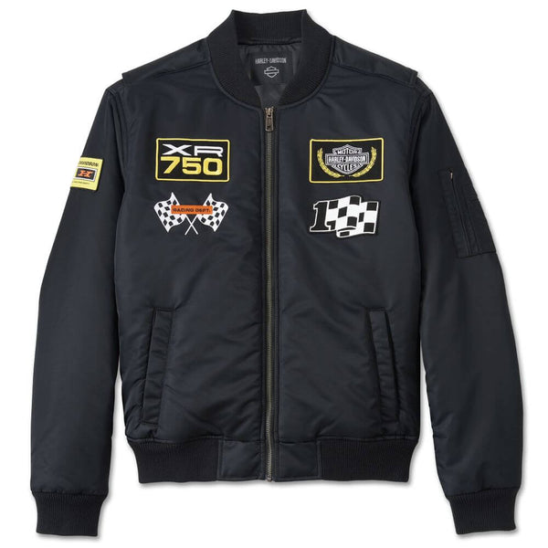 Harley-Davidson Men's At the Crank Bomber Jacket Black – Maidstone