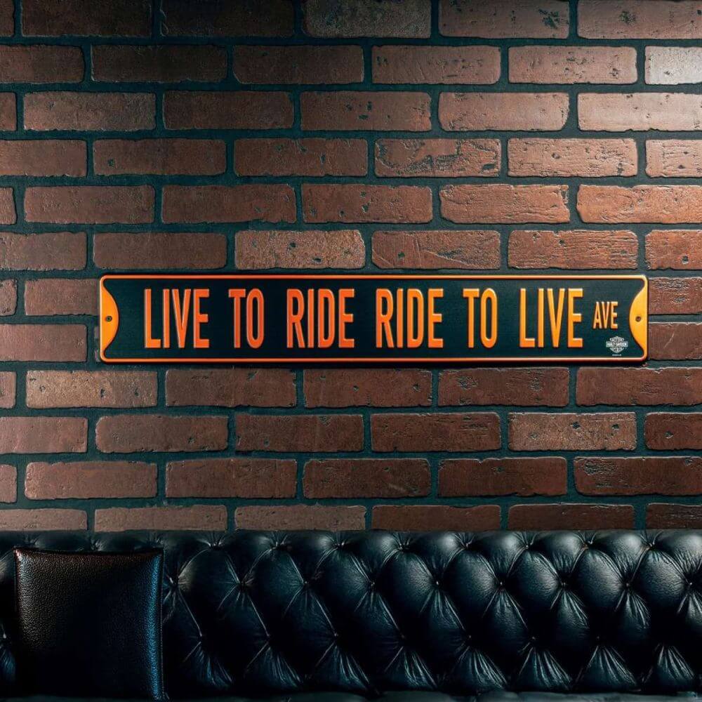 Harley-Davidson Ride to Live Live to Ride Metal Street Sign | Maidstone ...