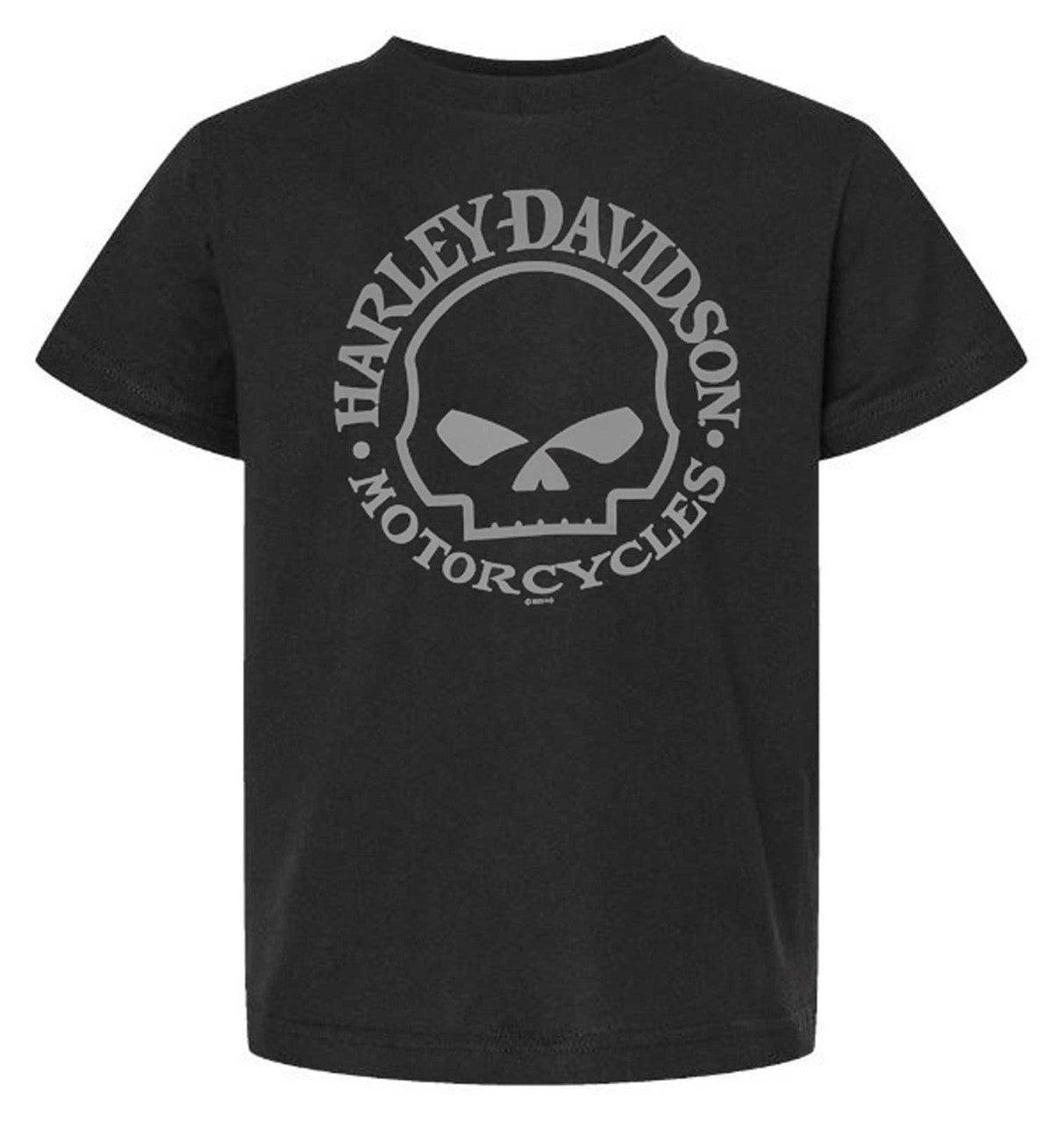 Harley Davidson Kids Willie G Skull Short Sleeve Tee Black