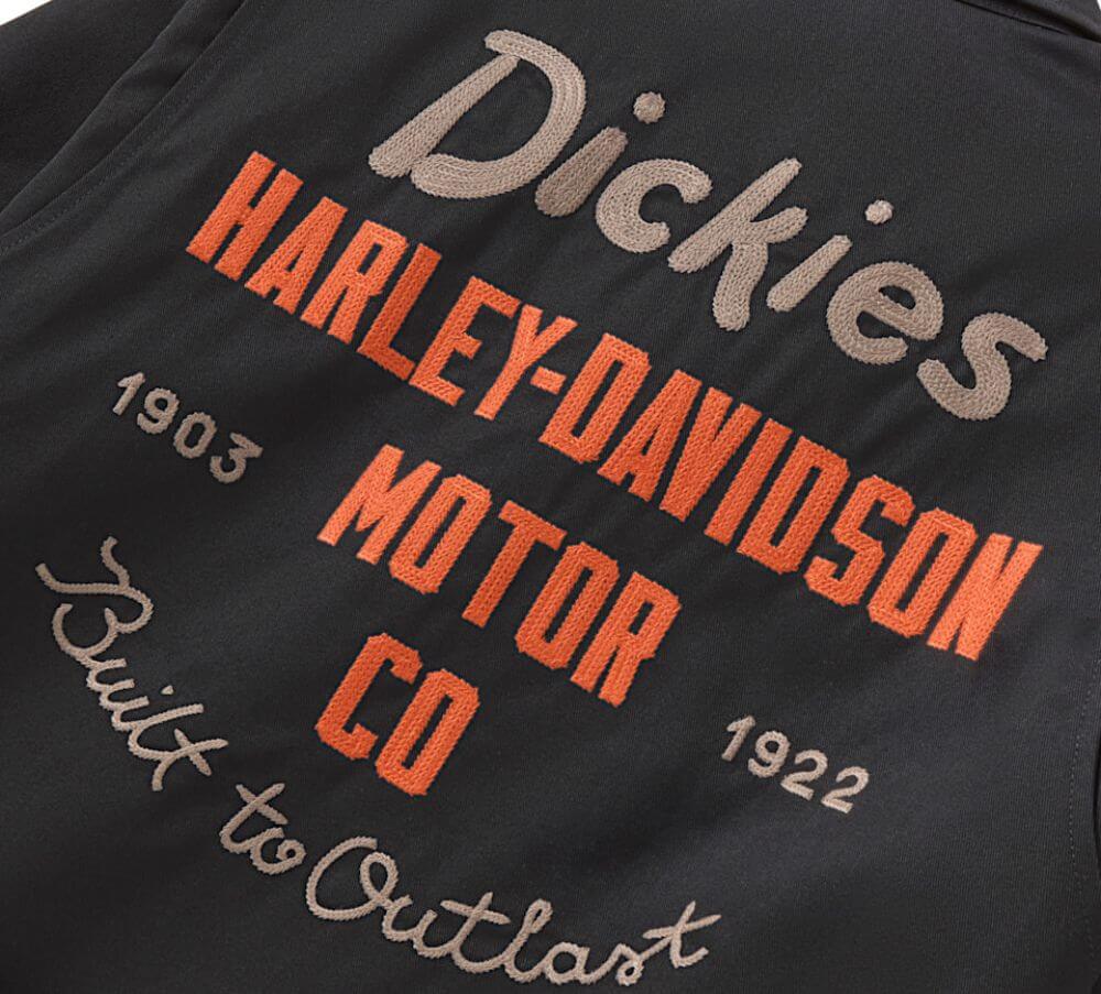 Dickies x Harley-Davidson Quilted Lined Eisenhower Jacket Black
