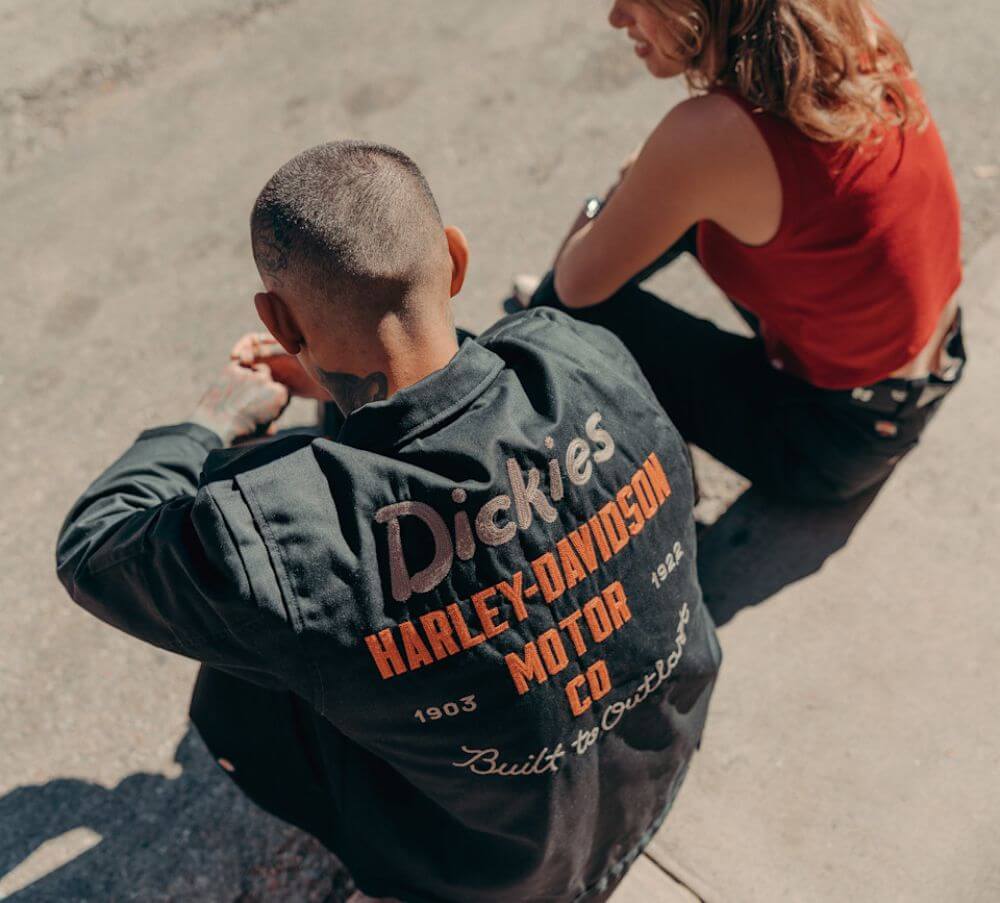 Dickies x Harley-Davidson Quilted Lined Eisenhower Jacket Black