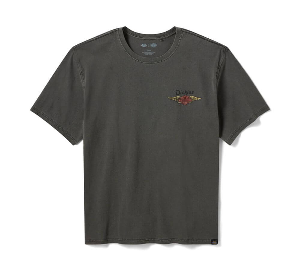 Dickies x Harley-Davidson Men's 1930s Moto Racer Pigment Dyed T