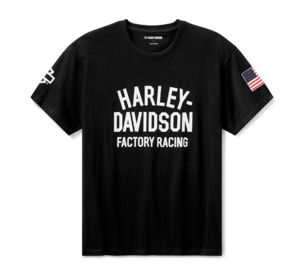 Harley-Davidson Factory Racing Tee - Black | Maidstone H-D