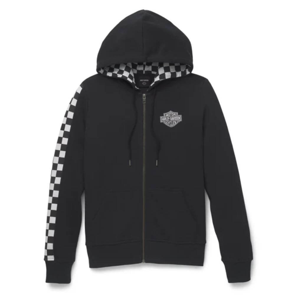 Mens harley davidson zip up sweatshirts top