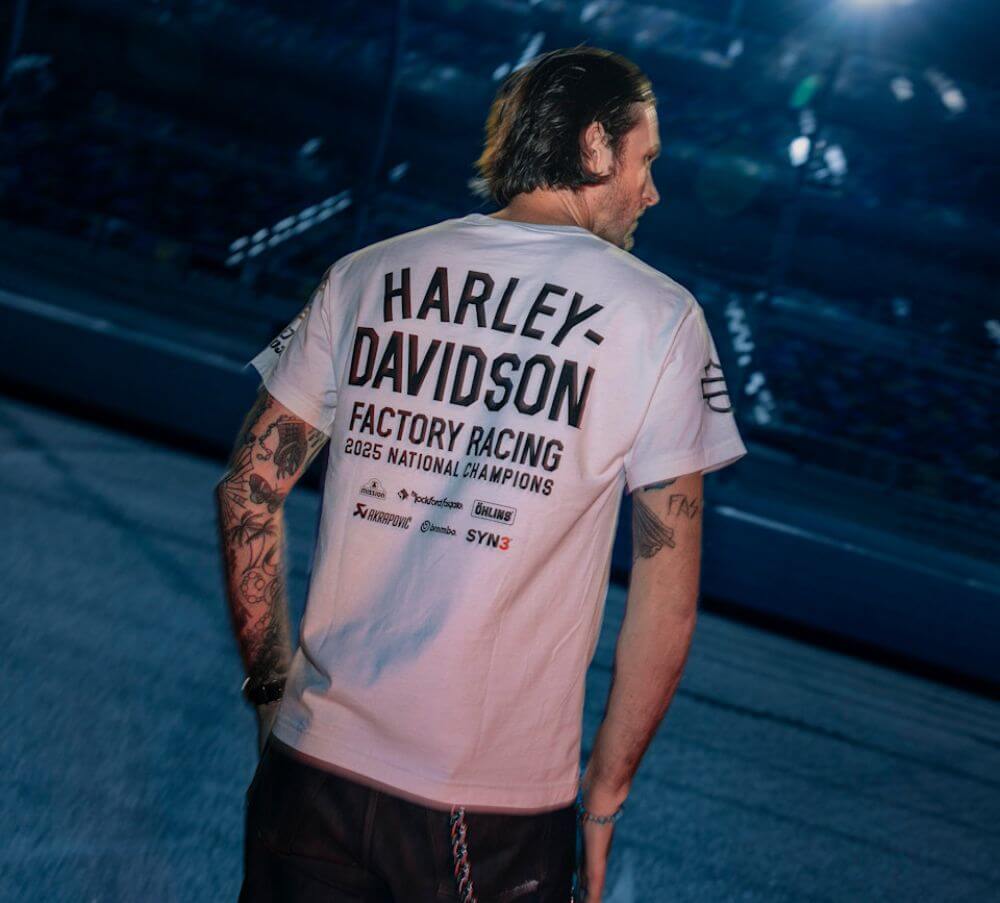 Harley-Davidson Men's H-D Championship Tee White | Racing Heritage
