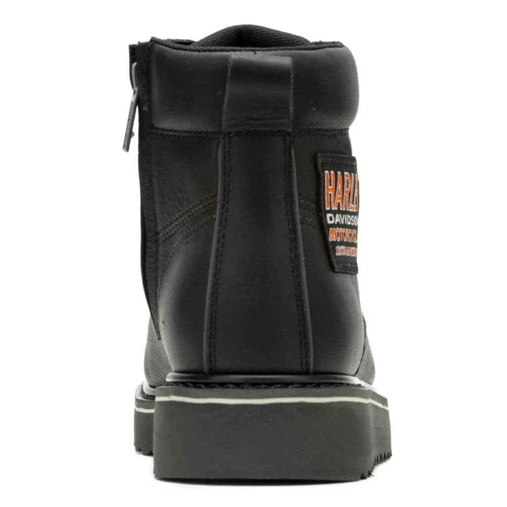 Harley-Davidson Men's Beau 7.5 Inch Wedge Boot - Classic Leather Motorcycle Boots