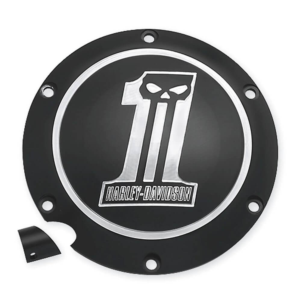 CE Components Wrinkle Black Derby Cover – Fits Harley Davidson (Universal, Left Side)