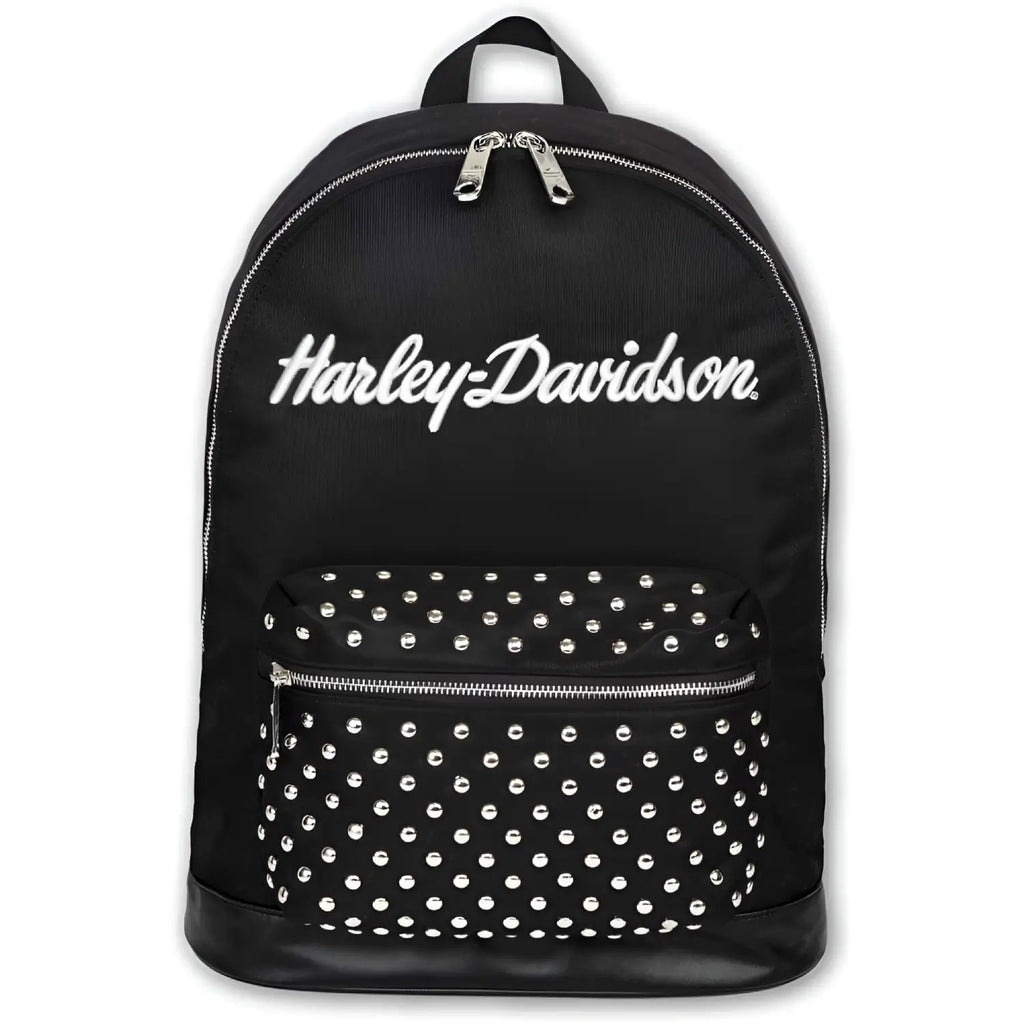Harley-Davidson Women's Classic Studded Backpack Black – Maidstone