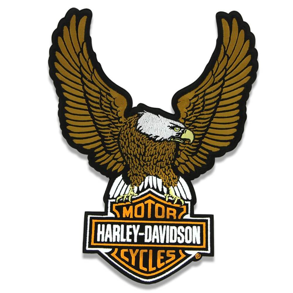 Harley-Davidson Biker Patch – Iron-On Or Sew-On Motorcycle Tuning Emblem
