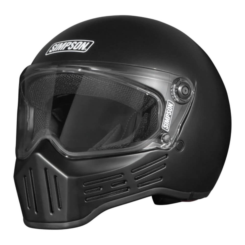Simpson M30 Full Face Helmet Matt Black | ECE 22.06 | Maidstone