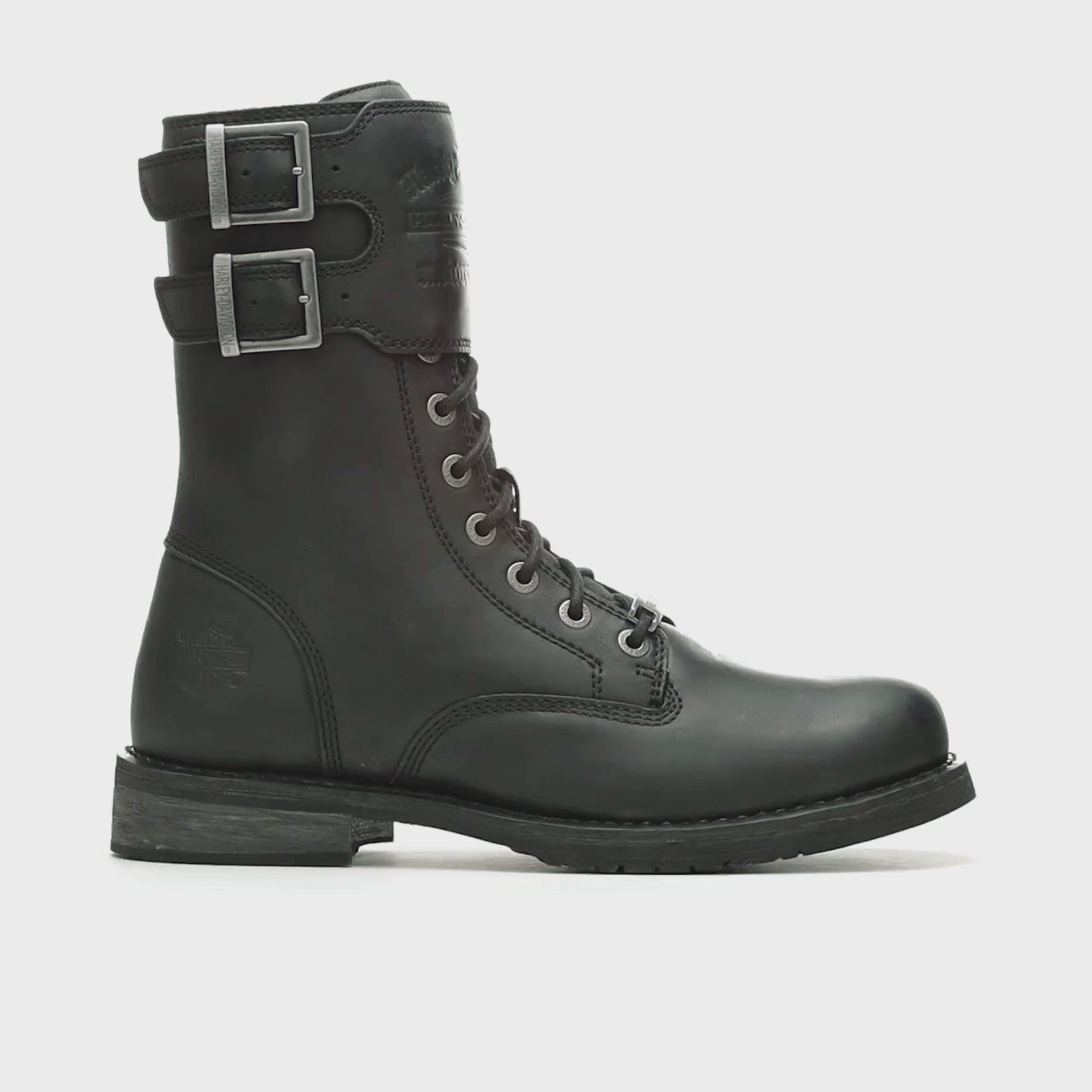 Harley-Davidson Vintage Moto Tall CE Boots Black | 360 Spin | Maidstone H-D