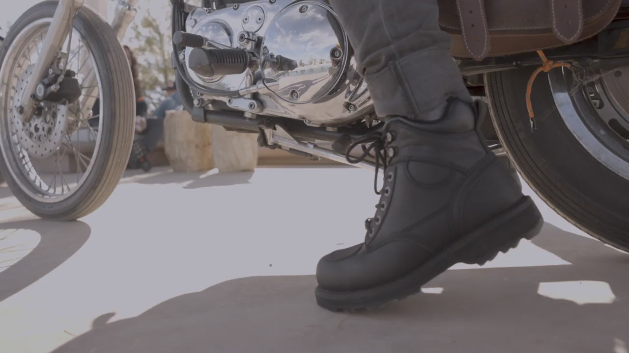 Harley-Davidson Brockwood Ride WP Boots - Black | Maidstone H-D | Perfect on and off the bike