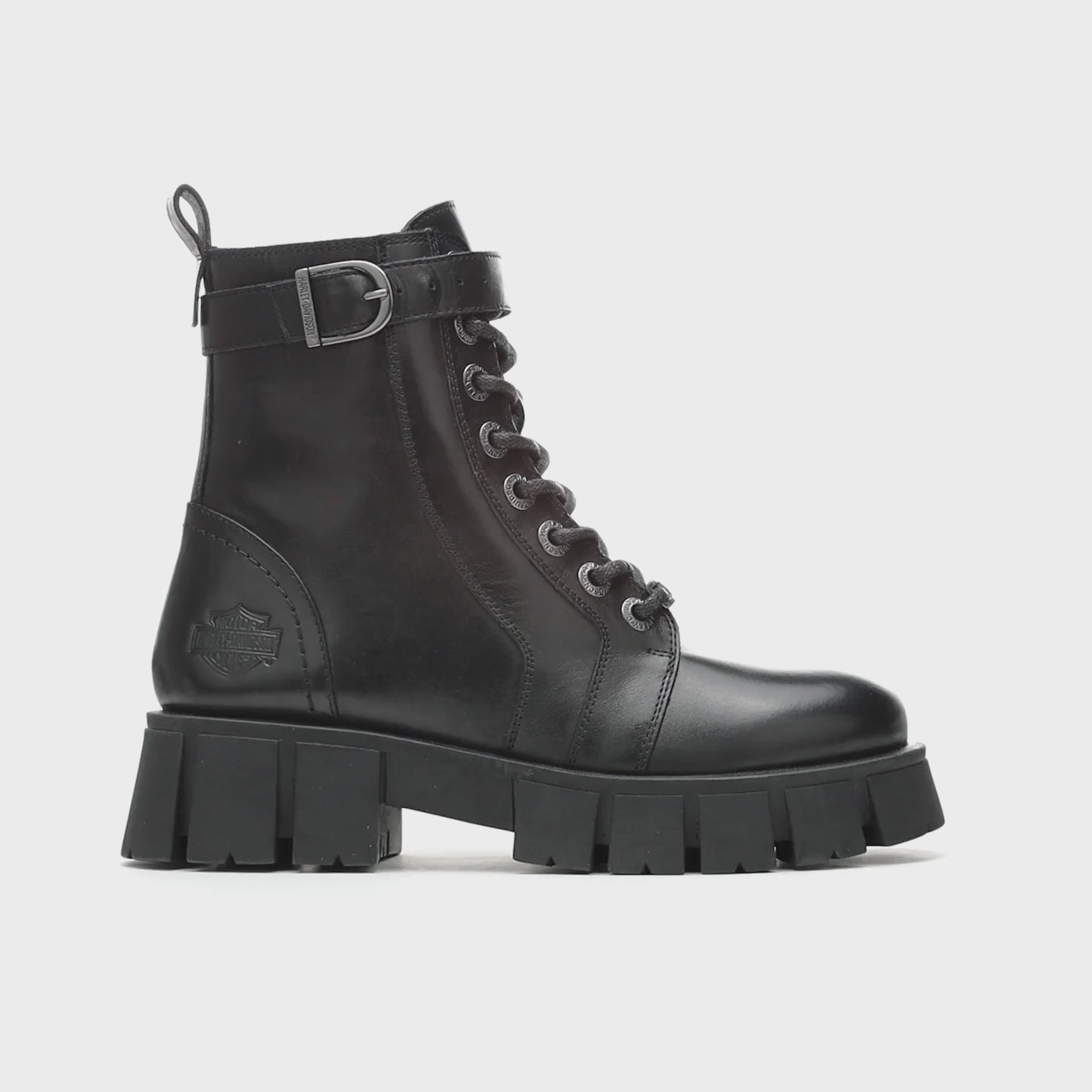 Harley-Davidson Ladies Uplift Buckle Boots | 360 Spin | Maidstone H-D