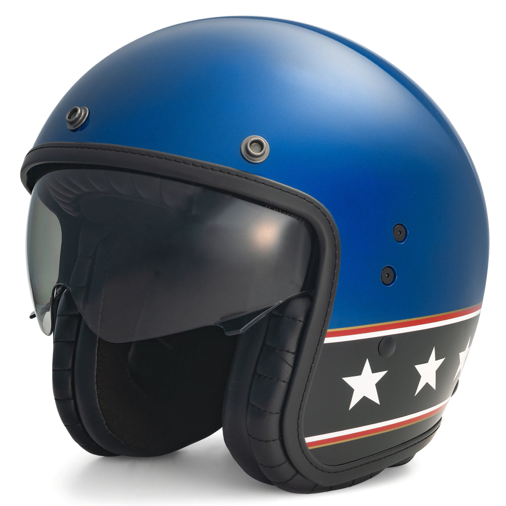 american motorcycle helmets uk Harley-Davidson Supernova #1 X14 Sun Shield 3/4 Helmet