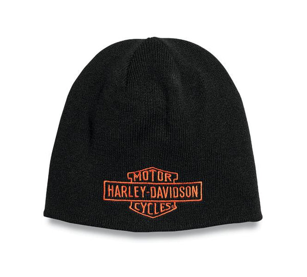 Harley-Davidson Knit Hat Contrast Bar & Shield Brown | Maidstone H-D ...