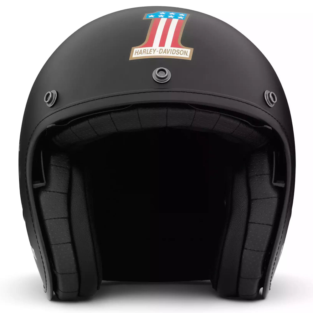 Harley-Davidson Classic #1 X14 Sun Shield 3/4 Helmet | Maidstone H-D Maidstone Harley-Davidson Harley-Davidson Classic #1 X14 Sun Shield 3/4 Helmet | Maidstone H-D Maidstone Harley-Davidson