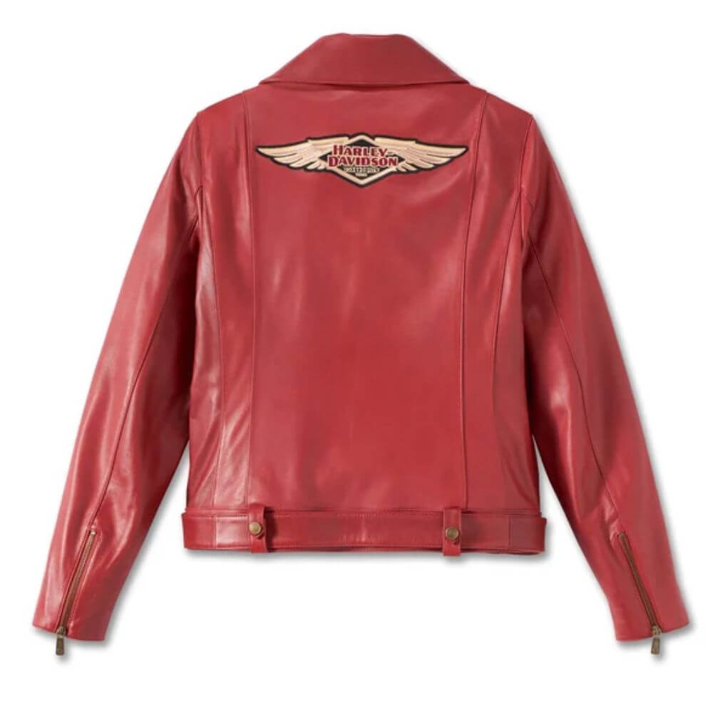 Harley-Davidson 120th Anniversary D-Pocket Leather Jkt Merlot